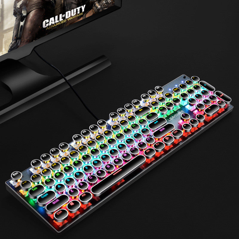 Luminous Punk USB Wired Computer Gaming Keyboard