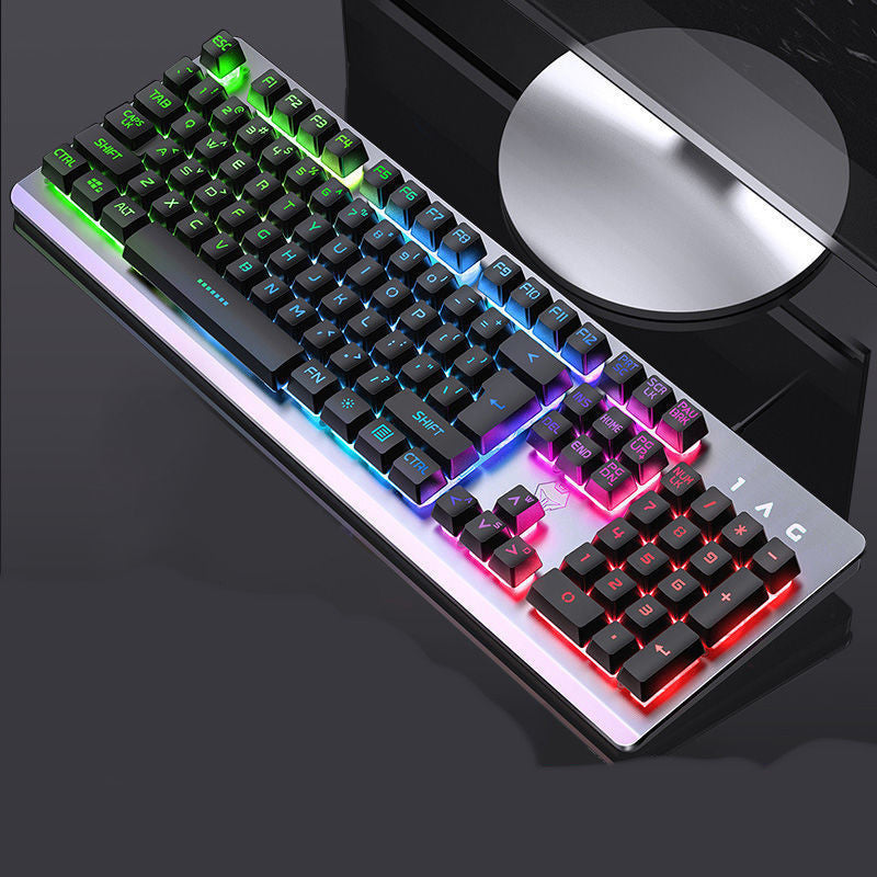 Wrangler Notebook Desktop Wired Gaming Mouse Headset Three-piece