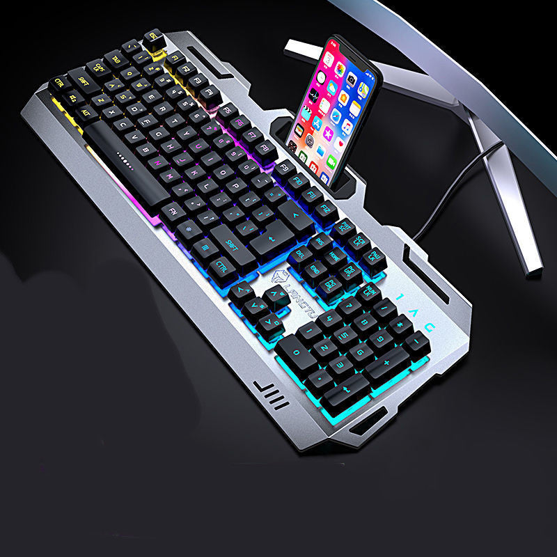 Wrangler Notebook Desktop Wired Gaming Mouse Headset Three-piece