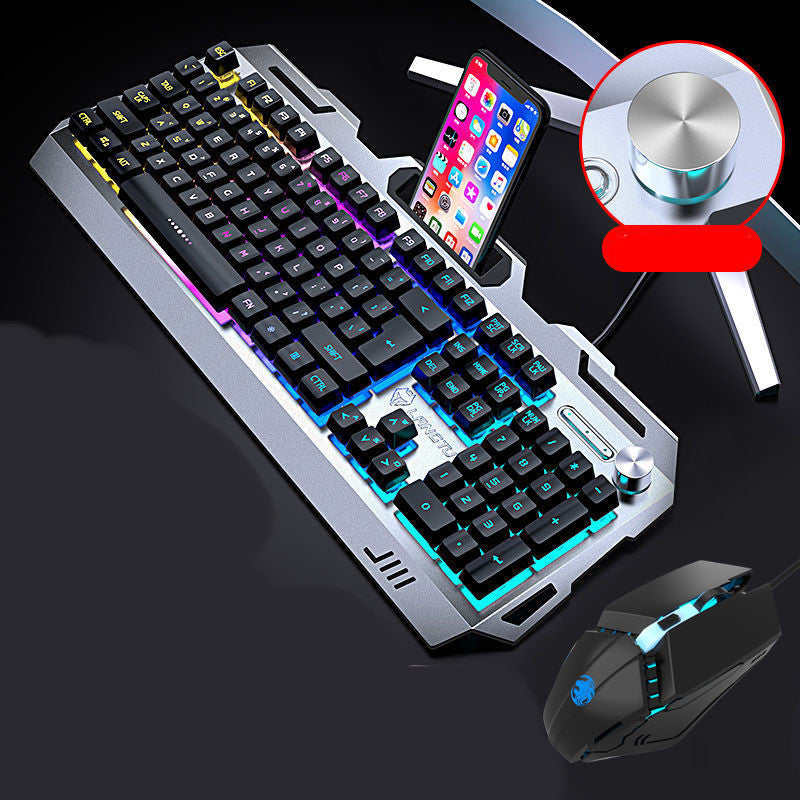 Wrangler Notebook Desktop Wired Gaming Mouse Headset Three-piece