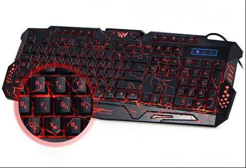 Luminescent keyboard Subtle ergonomic design