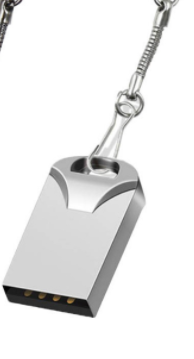 Mini USB Drive safe and accessible