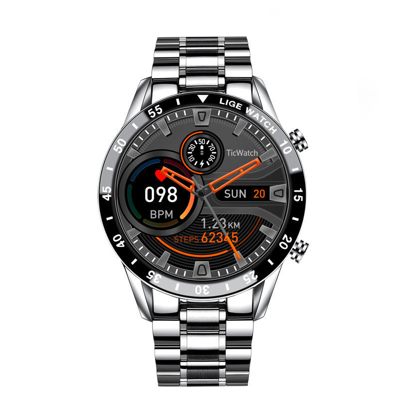 Smart Watch And Heart Rate Detection Waterproof Watch