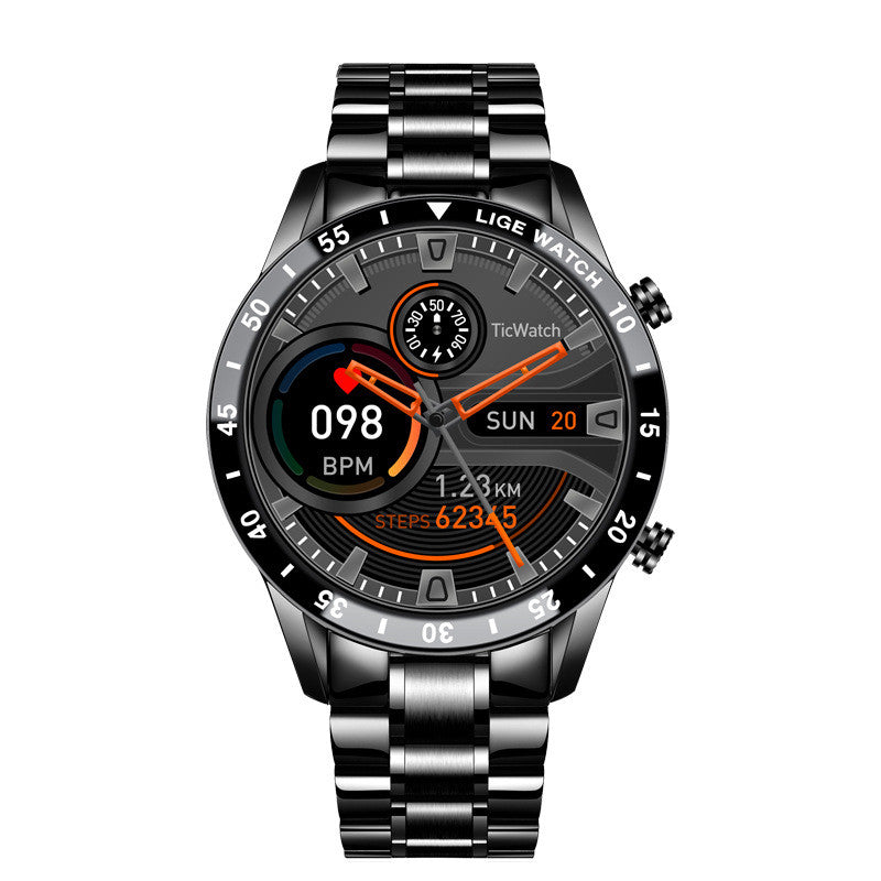 Smart Watch And Heart Rate Detection Waterproof Watch