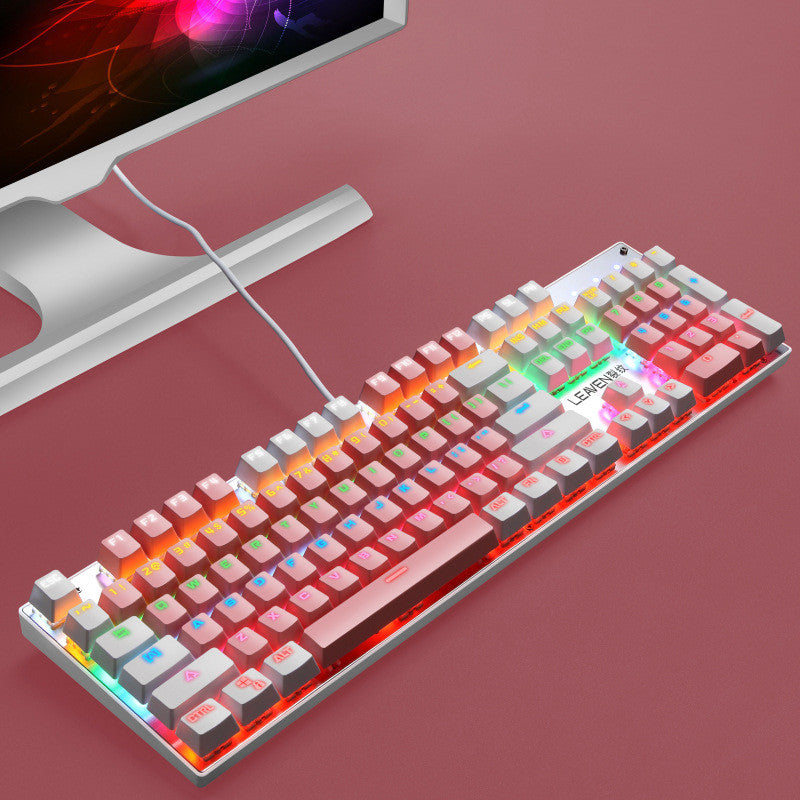 Luminous Punk USB Wired Computer Gaming Keyboard