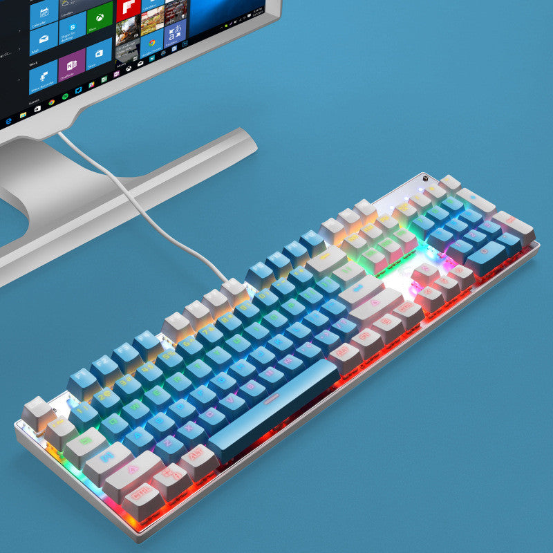 Luminous Punk USB Wired Computer Gaming Keyboard