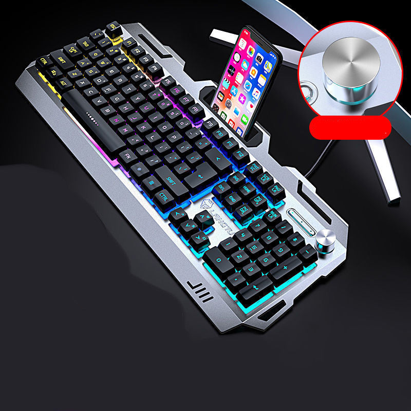 Wrangler Notebook Desktop Wired Gaming Mouse Headset Three-piece